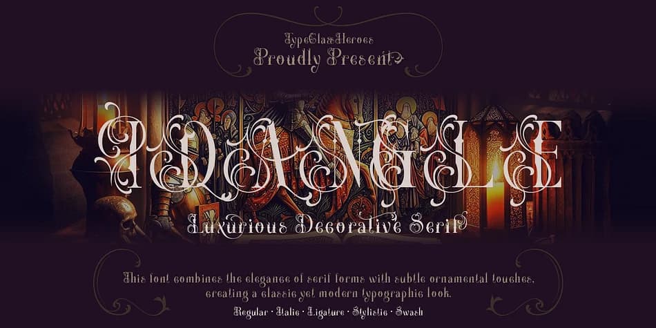 Idangle by TypeClassHeroes — Decorative Font