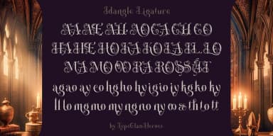 Idangle by TypeClassHeroes — Decorative Font — thumbnail 10