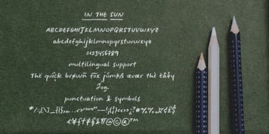 In The Sun by Ana's Fonts — Dingbats Font — thumbnail 2