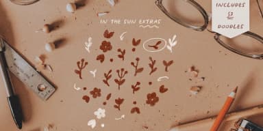 In The Sun by Ana's Fonts — Dingbats Font — thumbnail 3