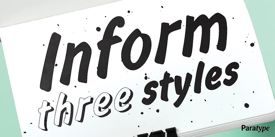 Inform by ParaType — Decorative Font