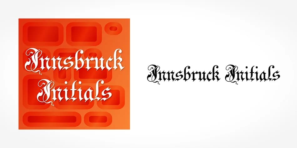 Innsbruck Initials by SoftMaker — Blackletter Font