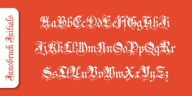 Innsbruck Initials by SoftMaker — Blackletter Font — thumbnail 2