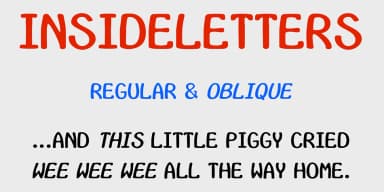 INSIDELETTERS by Ingrimayne Type — Decorative Font — thumbnail 3