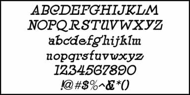 Intertitle Nouveau JNL by Jeff Levine Fonts — Decorative Font — thumbnail 6
