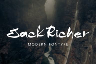 Jack Richer by Ayska — Script Handwritten Font — thumbnail 1