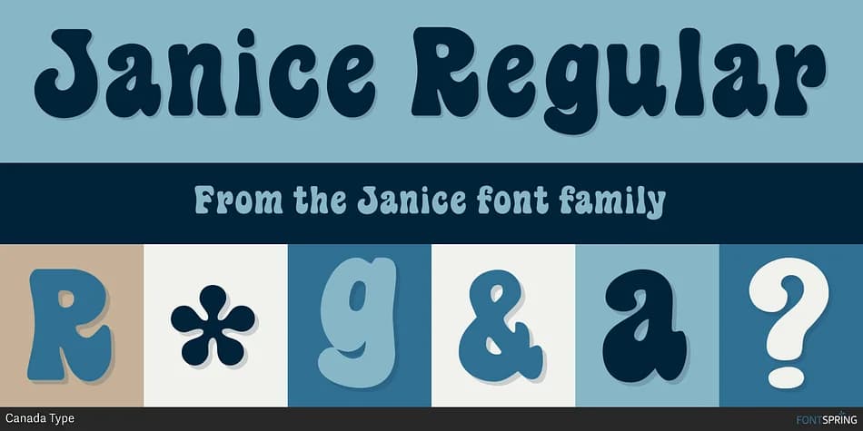 Janice by Canada Type — Decorative Font