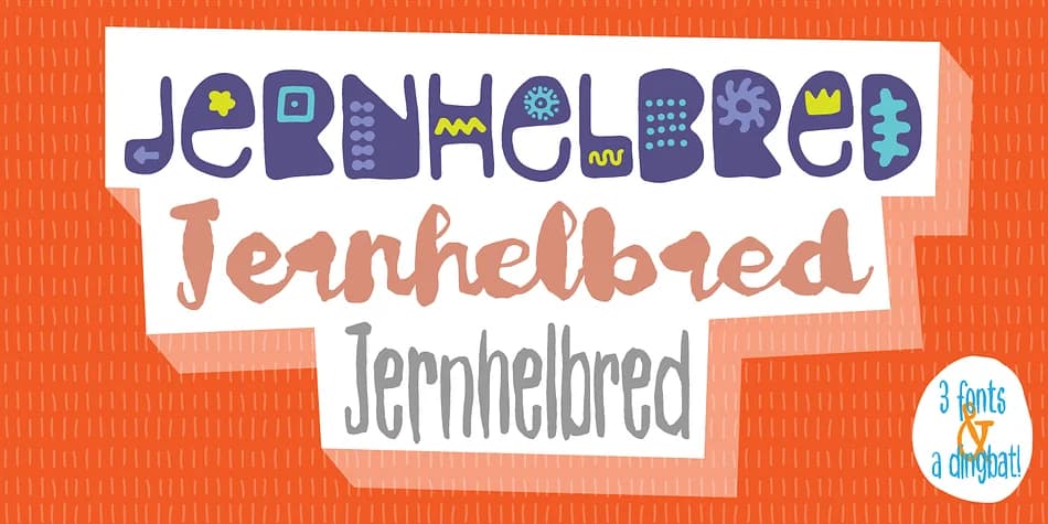 Jernhelbred by Bogstav — Display Font