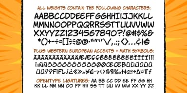 Jim Lee by Comicraft — Decorative Font — thumbnail 3
