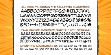 JOE KUBERT by Comicraft — Decorative Font — thumbnail 3