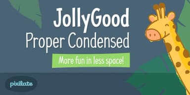 JollyGood Proper Condensed by Letradora — Decorative Font — thumbnail 3