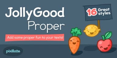 JollyGood Proper by Letradora — Decorative Font — thumbnail 1