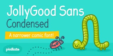 JollyGood Sans Condensed by Letradora — Decorative Font — thumbnail 1