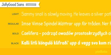 JollyGood Sans Condensed by Letradora — Decorative Font — thumbnail 3