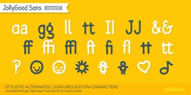 JollyGood Sans Condensed by Letradora — Decorative Font — thumbnail 6