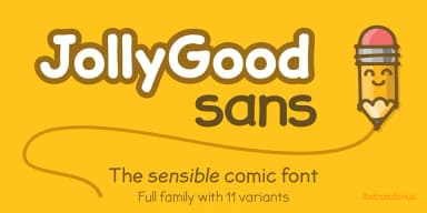 JollyGood Sans by Letradora — Decorative Font — thumbnail 1