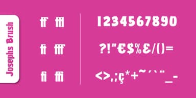 Josephs Brush Pro by SoftMaker — Script Handwritten Font — thumbnail 4