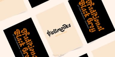 Joyatte by TypeClassHeroes — Blackletter Font — thumbnail 3