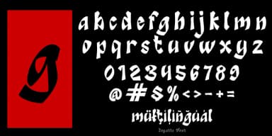 Joyatte by TypeClassHeroes — Blackletter Font — thumbnail 9