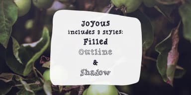 Joyous by Ana's Fonts — Dingbats Font — thumbnail 6