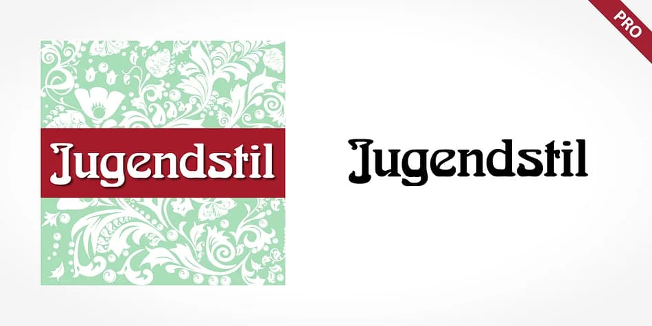 Jugendstil Pro by SoftMaker — Decorative Font