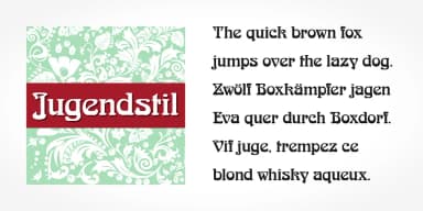 Jugendstil Pro by SoftMaker — Decorative Font — thumbnail 4