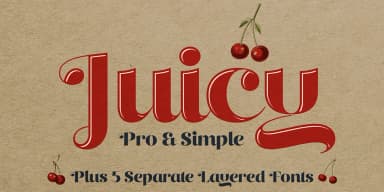 Juicy by Positype — Decorative Font — thumbnail 6