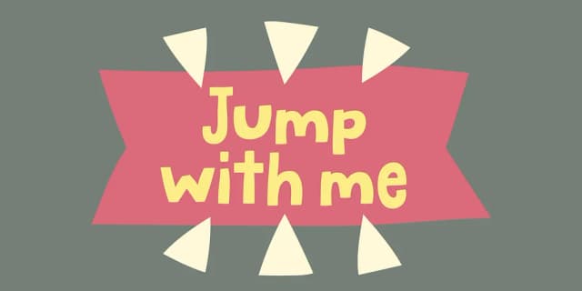 Jump with me by Bogstav — Decorative Font