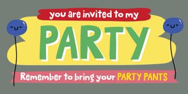 Jump with me by Bogstav — Decorative Font — thumbnail 2