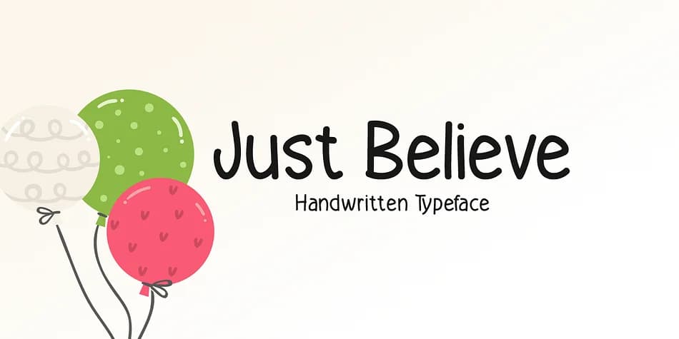 Just Believe by Md Shohail Bhuian — Script Handwritten Font
