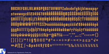 Kadeworth by Typodermic Fonts Inc. — Decorative Font — thumbnail 5