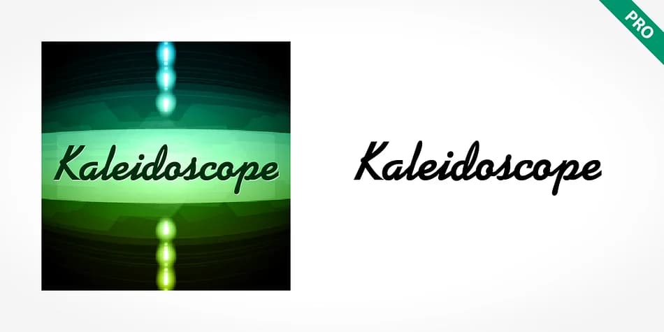 Kaleidoscope Pro by SoftMaker — Script Handwritten Font