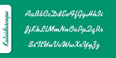 Kaleidoscope Pro by SoftMaker — Script Handwritten Font — thumbnail 2