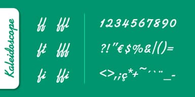 Kaleidoscope Pro by SoftMaker — Script Handwritten Font — thumbnail 3