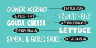 KAPSALON by Hanoded — Display Font — thumbnail 2
