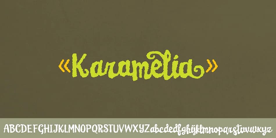 Karamelia by Pizzadude.dk — Script Handwritten Font