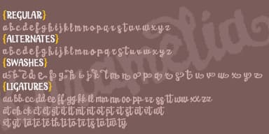 Karamelia by Pizzadude.dk — Script Handwritten Font — thumbnail 2