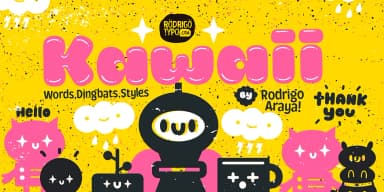 Kawaii RT by Rodrigo Typo — Dingbats Font — thumbnail 2