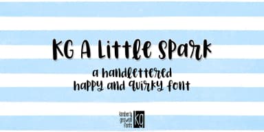 KG A Little Spark by Kimberly Geswein Fonts — Display Font — thumbnail 1