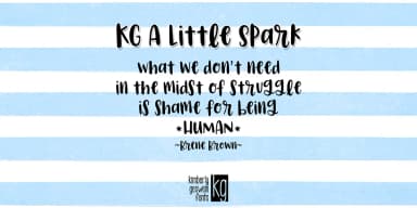 KG A Little Spark by Kimberly Geswein Fonts — Display Font — thumbnail 3