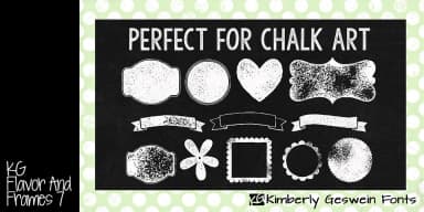KG Flavor And Frames Seven by Kimberly Geswein Fonts — Dingbats Font — thumbnail 1