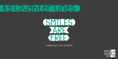 KG Laughter Lines by Kimberly Geswein Fonts — Dingbats Font — thumbnail 2