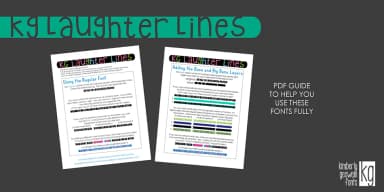 KG Laughter Lines by Kimberly Geswein Fonts — Dingbats Font — thumbnail 3