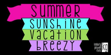 KG PDX Blocks by Kimberly Geswein Fonts — Dingbats Font — thumbnail 1