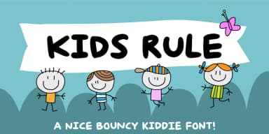 Kids Rule by Pizzadude.dk — Decorative Font — thumbnail 1