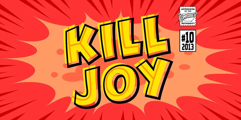 Kill Joy by Comicraft — Decorative Font