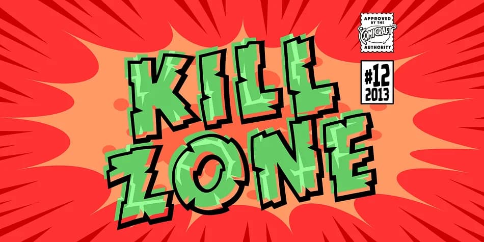 Kill Zone by Comicraft — Decorative Font