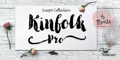Kinfolk Pro by Fontforecast — Script Handwritten Font — thumbnail 1