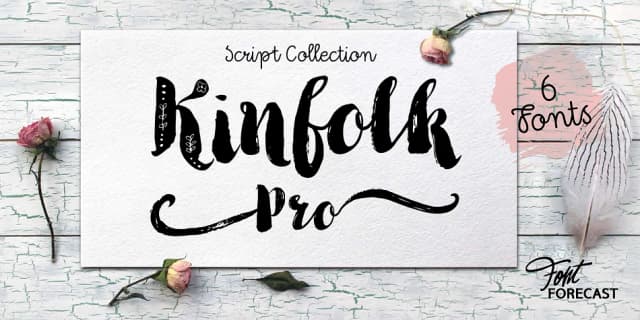 Kinfolk Pro by Fontforecast — Script Handwritten Font