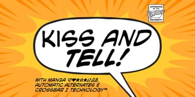 KISS AND TELL by Comicraft — Decorative Font — thumbnail 1